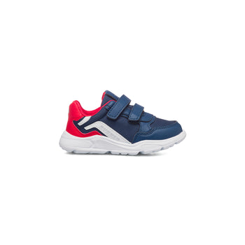 Sneakers primi passi blu da bambino con dettagli rossi Chicco Clyde, Brand, SKU k243000039, Immagine 0